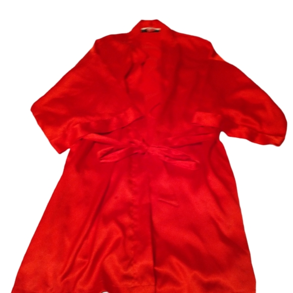 Victoria Secret Red Robe S/M P/M - Picture 2 of 6